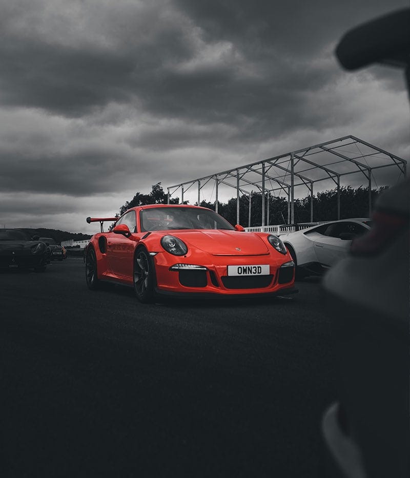 Red Porsche