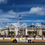 A Renault F1 car on the Goodwood Festival of Speed hill climb