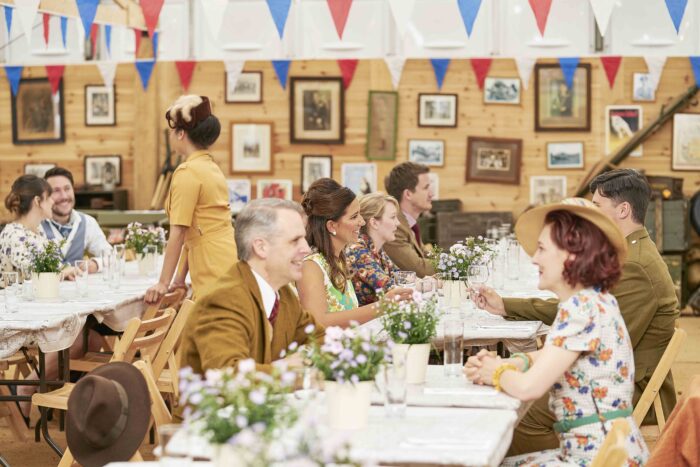 Salone Events clients enjoying a Goodwood Revival hospitality experience