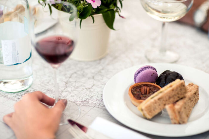 Fine dining as part of a Goodwood hospitality package