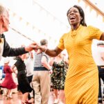 Goodwood Revival 2025 dancers enjoying vintage music