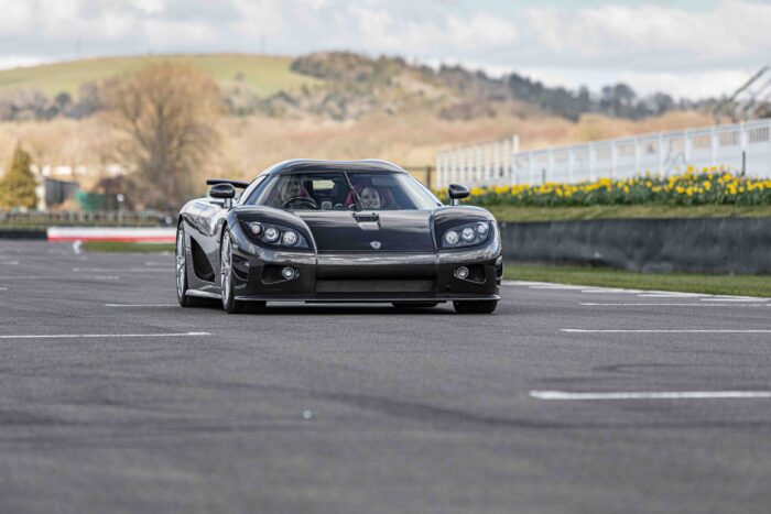 A Koenigsegg on track at Goodwood for one of Salone Events UK track days
