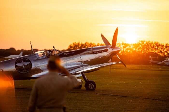 Vintage planes at Goodwood Revival
