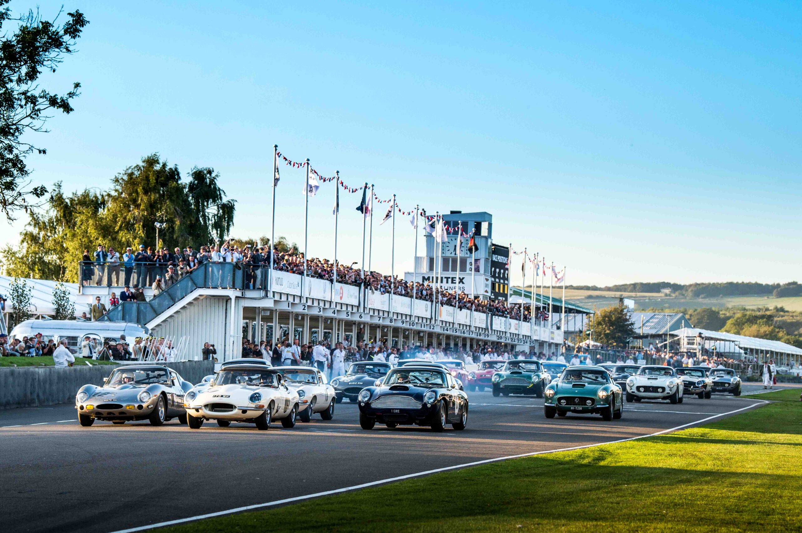 Goodwood Revival grid at Goodwood motor Circuit